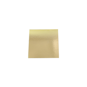 90MM SQUARE CAKE TAB BASE GOLD