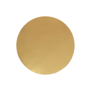 8" ROUND CAKE BOARD GOLD
