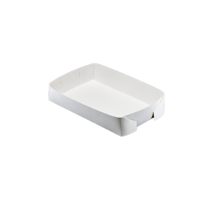 WHITE PAPER FOOD TRAY SMALL
