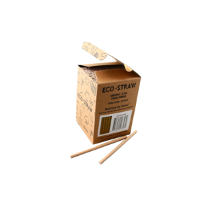 ECO PAPER COCKTAIL STRAW  KRAFT BROWN