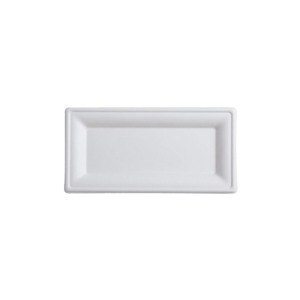 10" X 5"  SUGARCANE RECTANGULAR PLATE