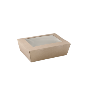 WINDOW LUNCH BOX LARGE BROWN