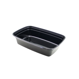 1000ML BLACK RECTANGULAR CONTAINER