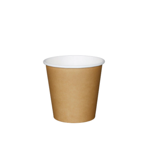 8OZ PE UNI(90MM) SW COFFEE CUP KRAFT