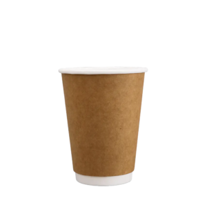 12OZ PE DW COFFEE CUP KRAFT