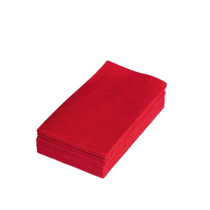 2 PLY TEXTILE QUILTED DINNER GT FOLD NAPKINS - RED