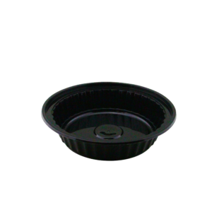 500ML BLACK REB ROUND CONTAINER