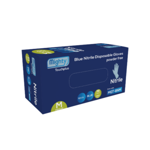 NITRILE GLOVE BLUE POWDER FREE MEDIUM