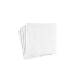 1PLY COCKTAIL NAPKINS WHITE